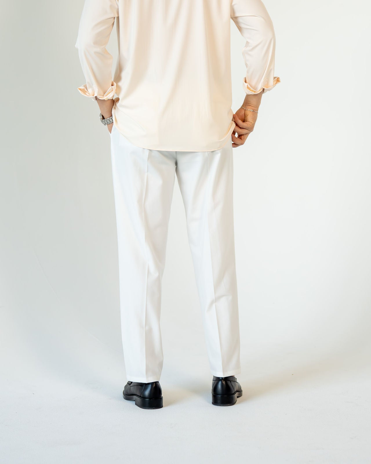 Relaxed Tailored Hose - Ecru