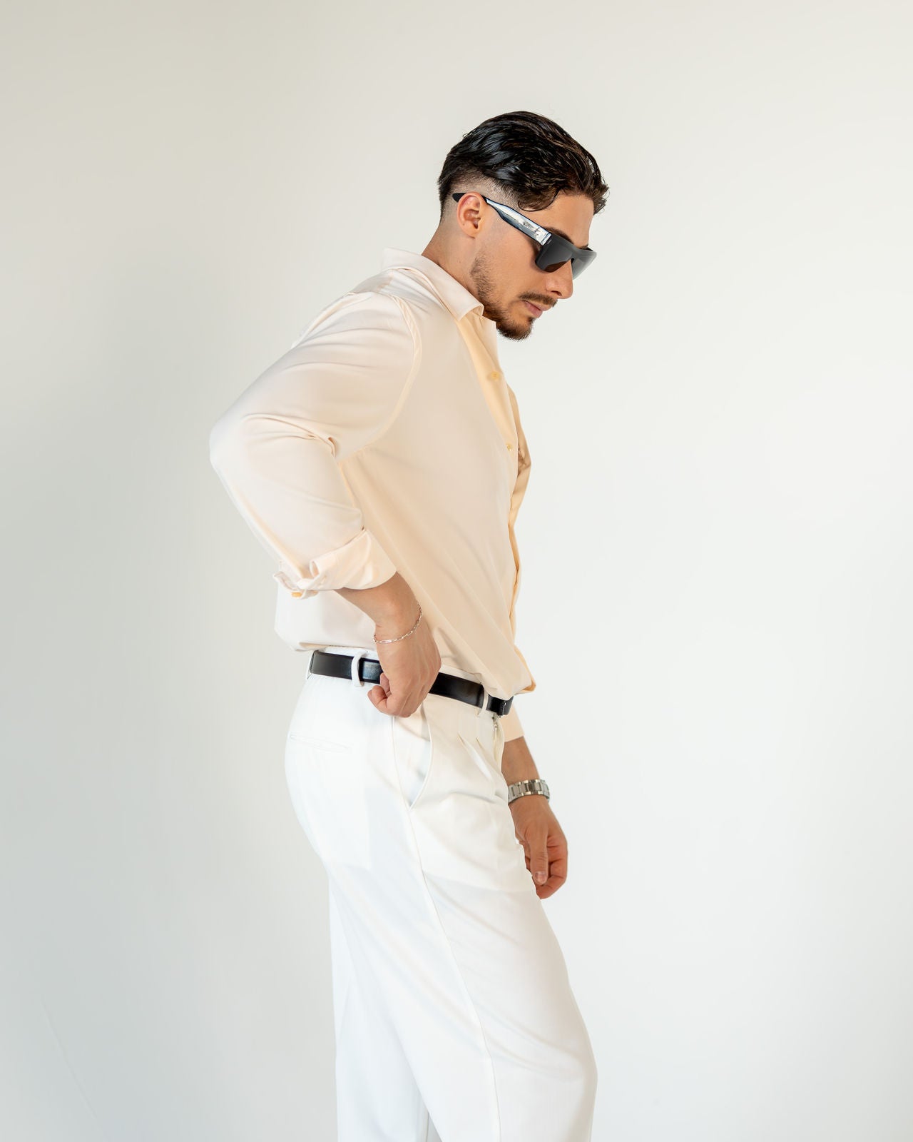 Regular-Fit Hemd - Beige