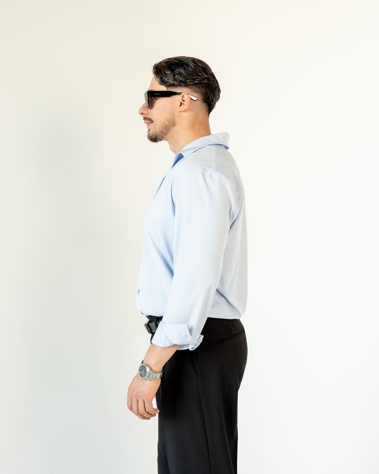 Regular-Fit Hemd - Hellblau