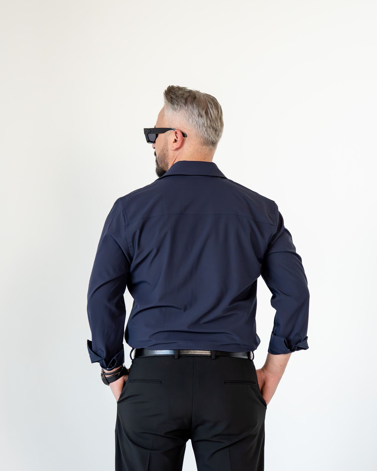 Regular-Fit Hemd - Dunkelblau