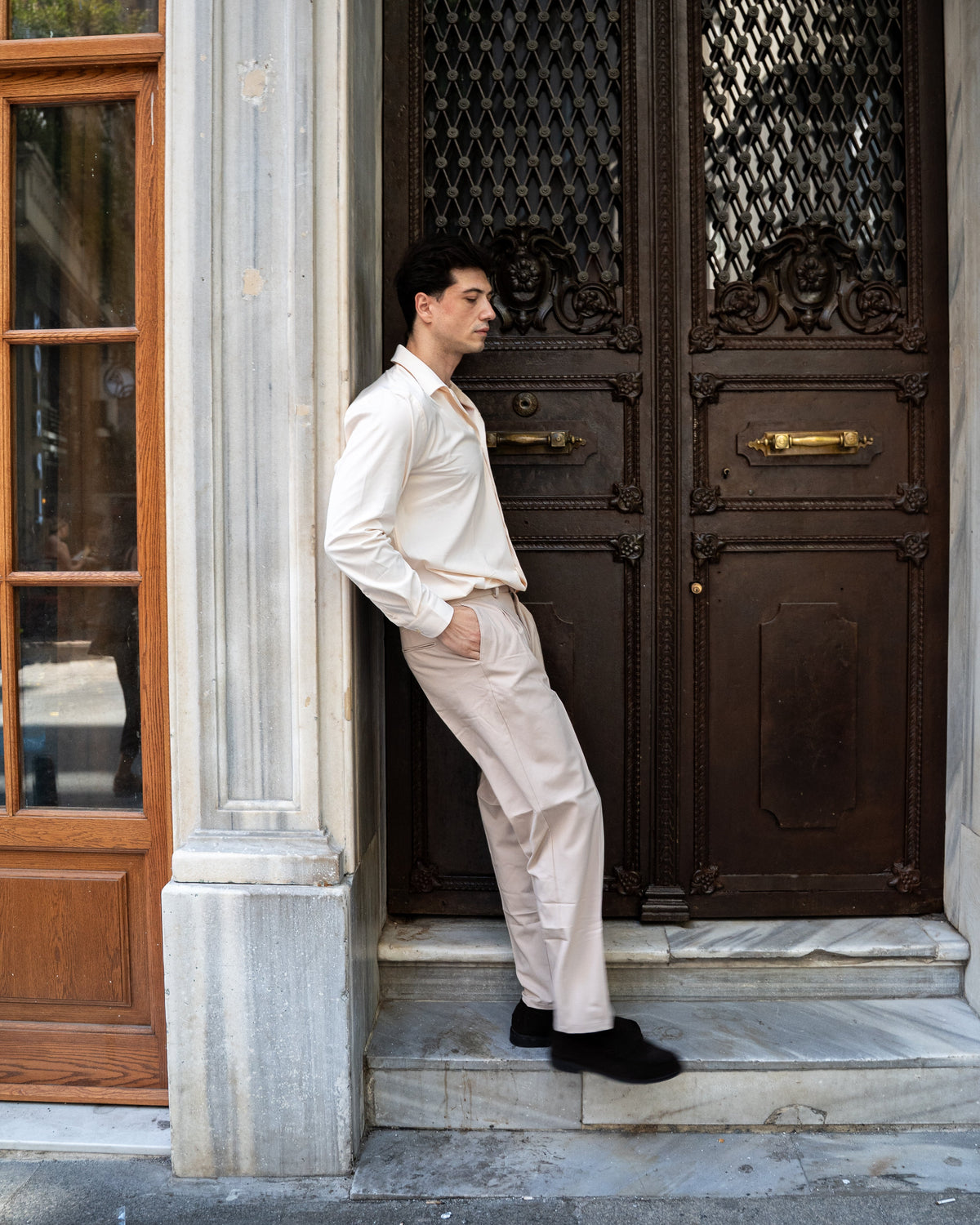 Beige Set - Hemd & Hose
