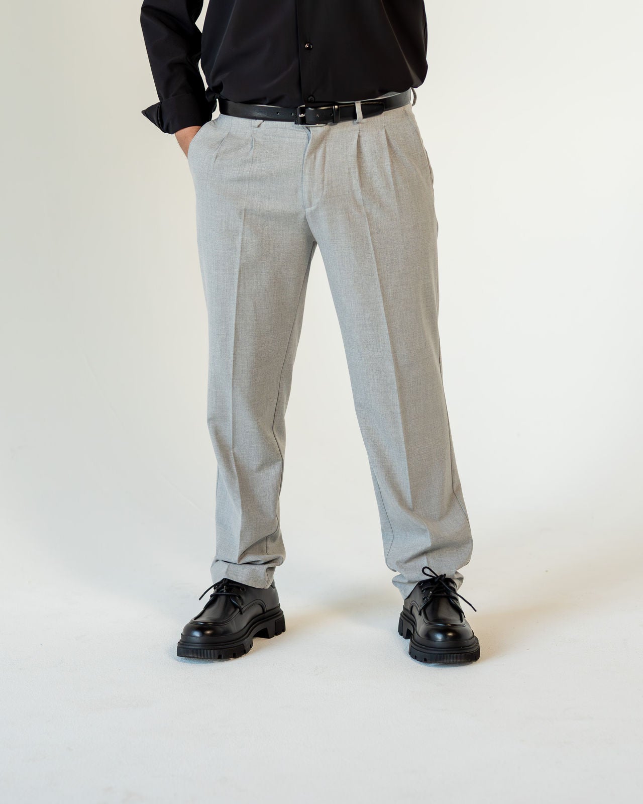 Relaxed Tailored Hose - Grau