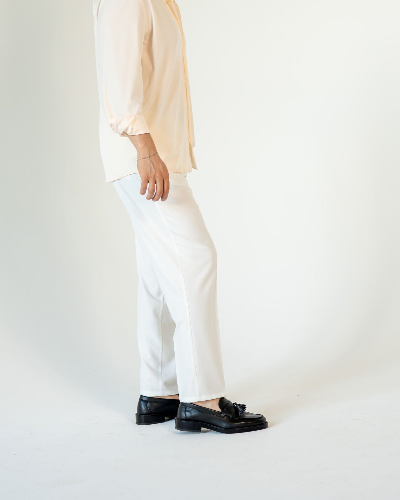 Relaxed Tailored Hose - Ecru
