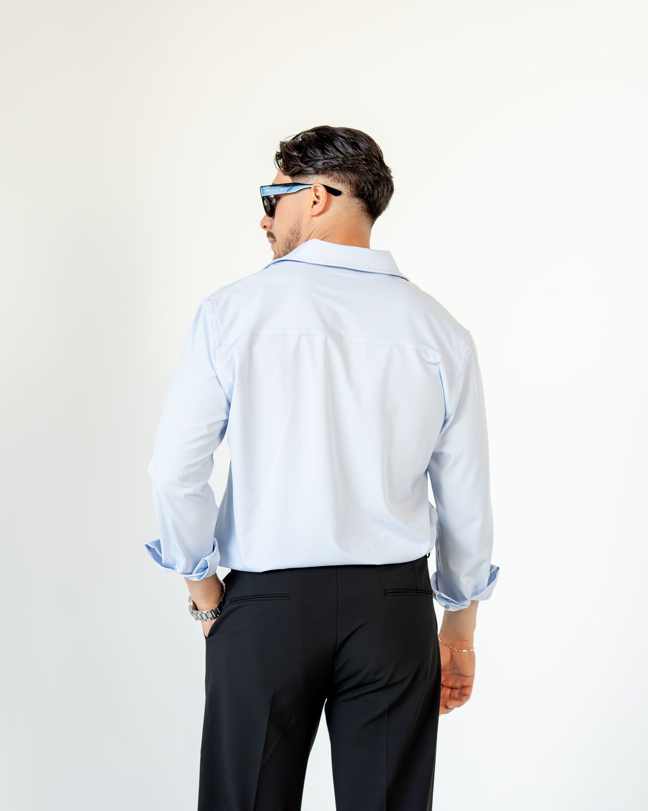Regular-Fit Hemd - Hellblau