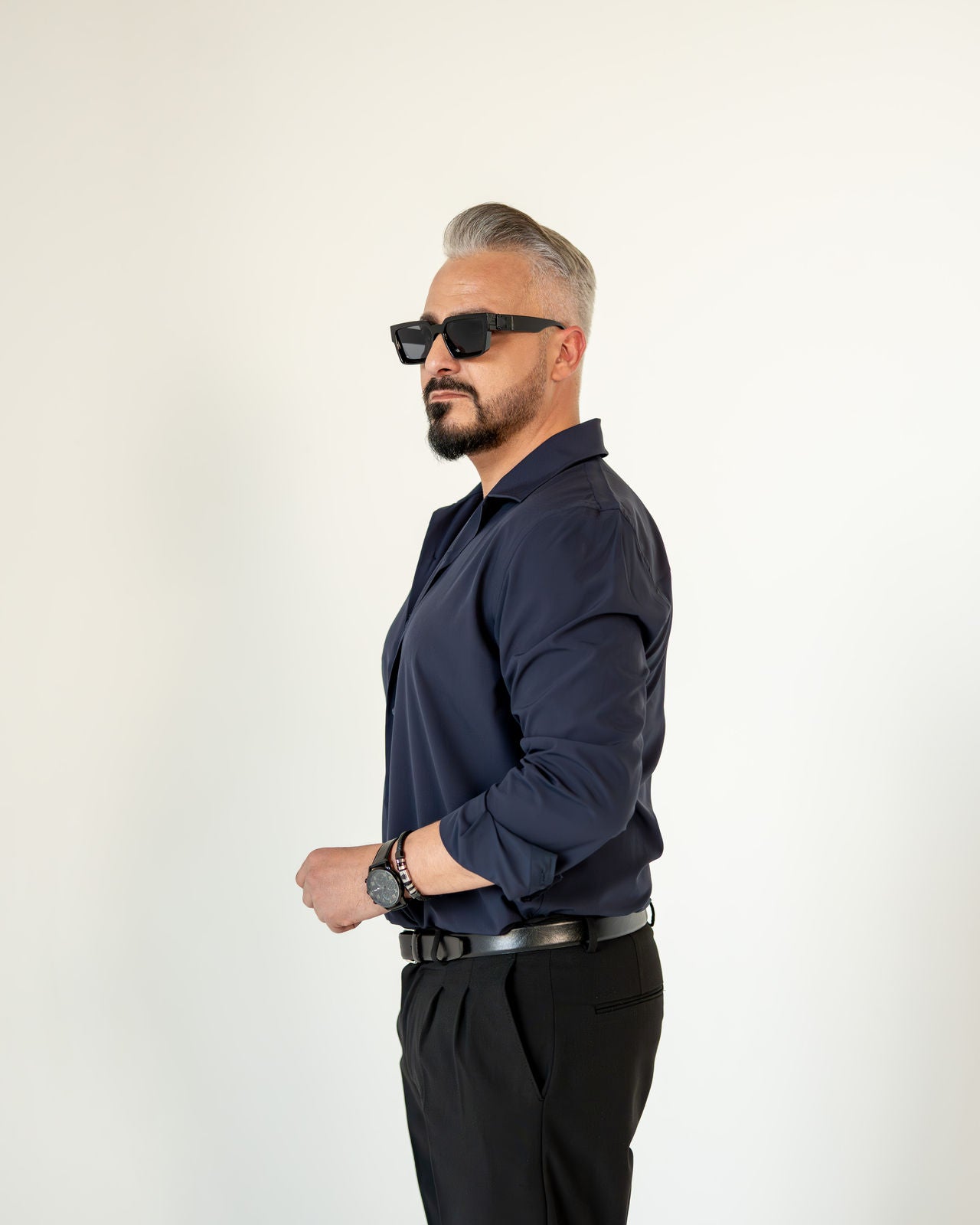 Regular-Fit Hemd - Dunkelblau